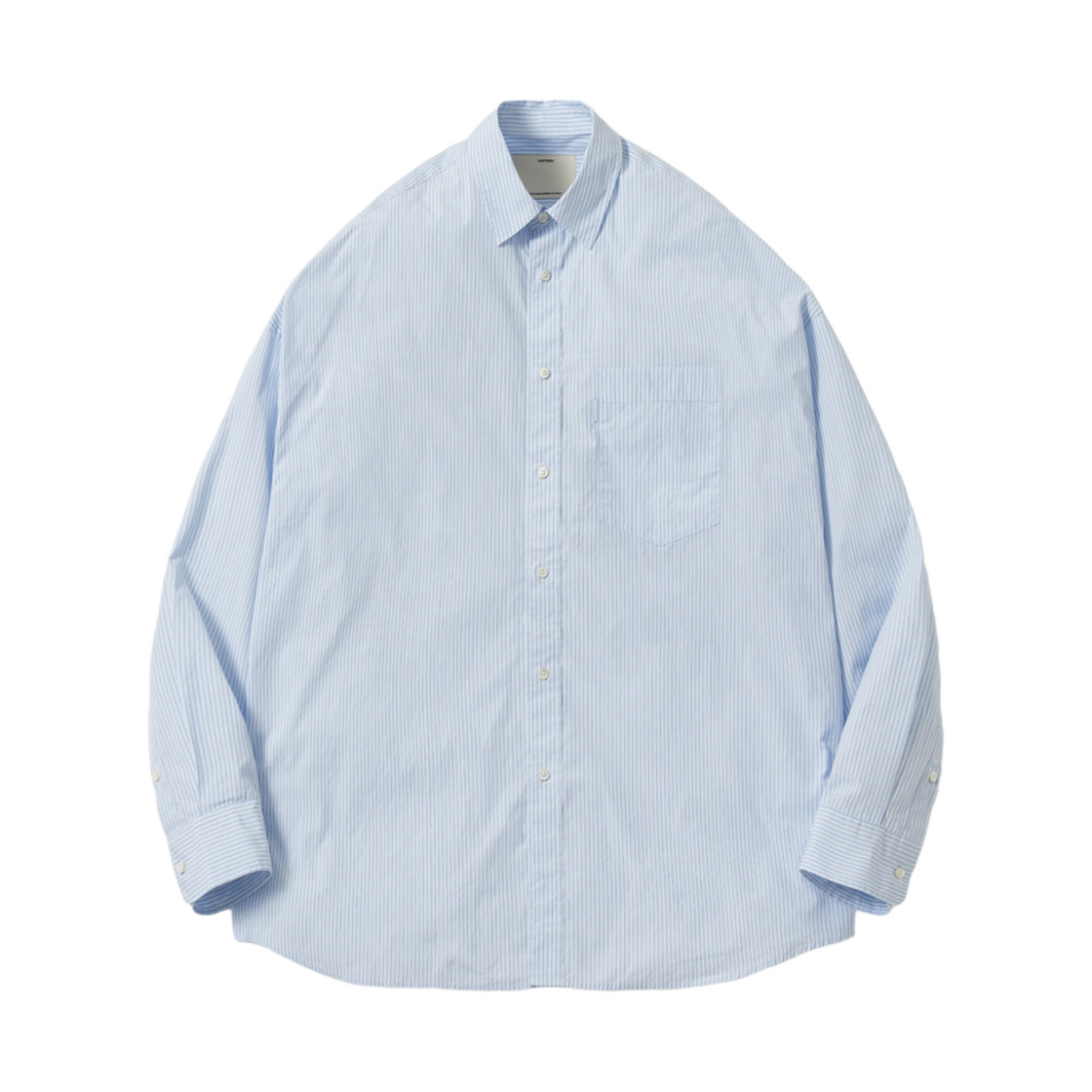 PCC0SHBS4CO01ST Pottery Big Shirt Sax Stripe