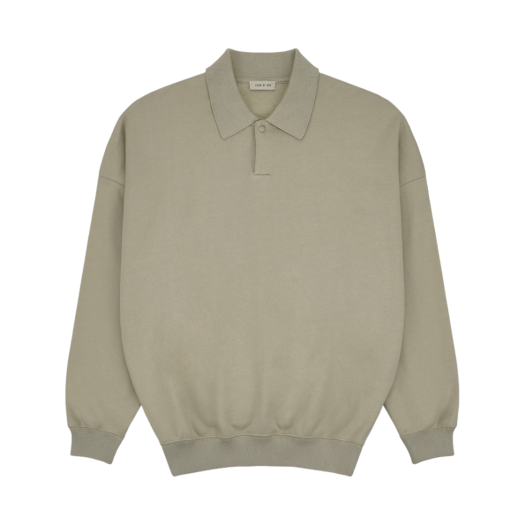 Fear of God Fleece Polo Dusty Beige