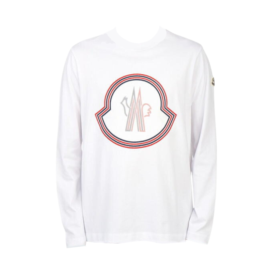 H1-091-8D00005-8390T-001 Moncler Logo Print Cotton Jersey T-shirt White - 22SS