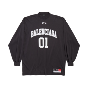 Balenciaga Basketball Series Long Sleeve T-Shirt Large Fit Black