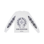 Chrome Hearts LA Horseshoe Long Sleeve T-Shirt White
