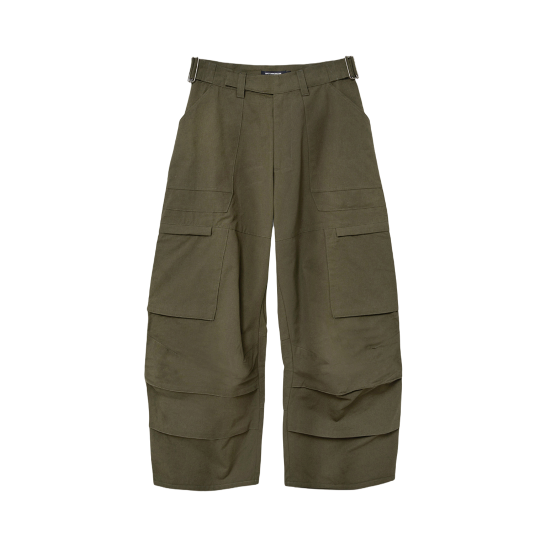 해칭룸 퍼티그 오버 팬츠 립스탑 다크 카키