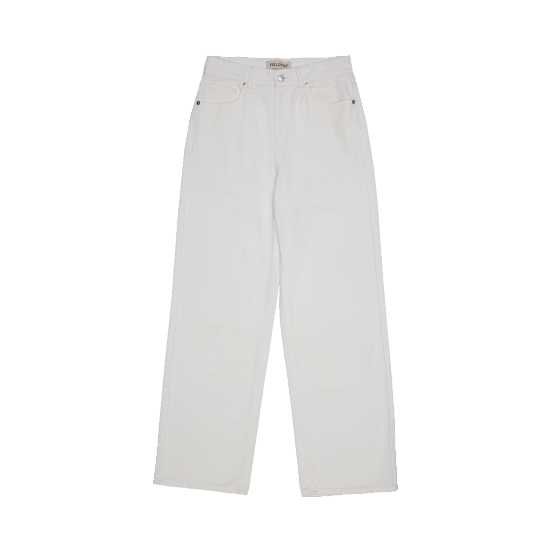 FB2PT1200FWH Fielders Regular Straight Fit Denim Pants White