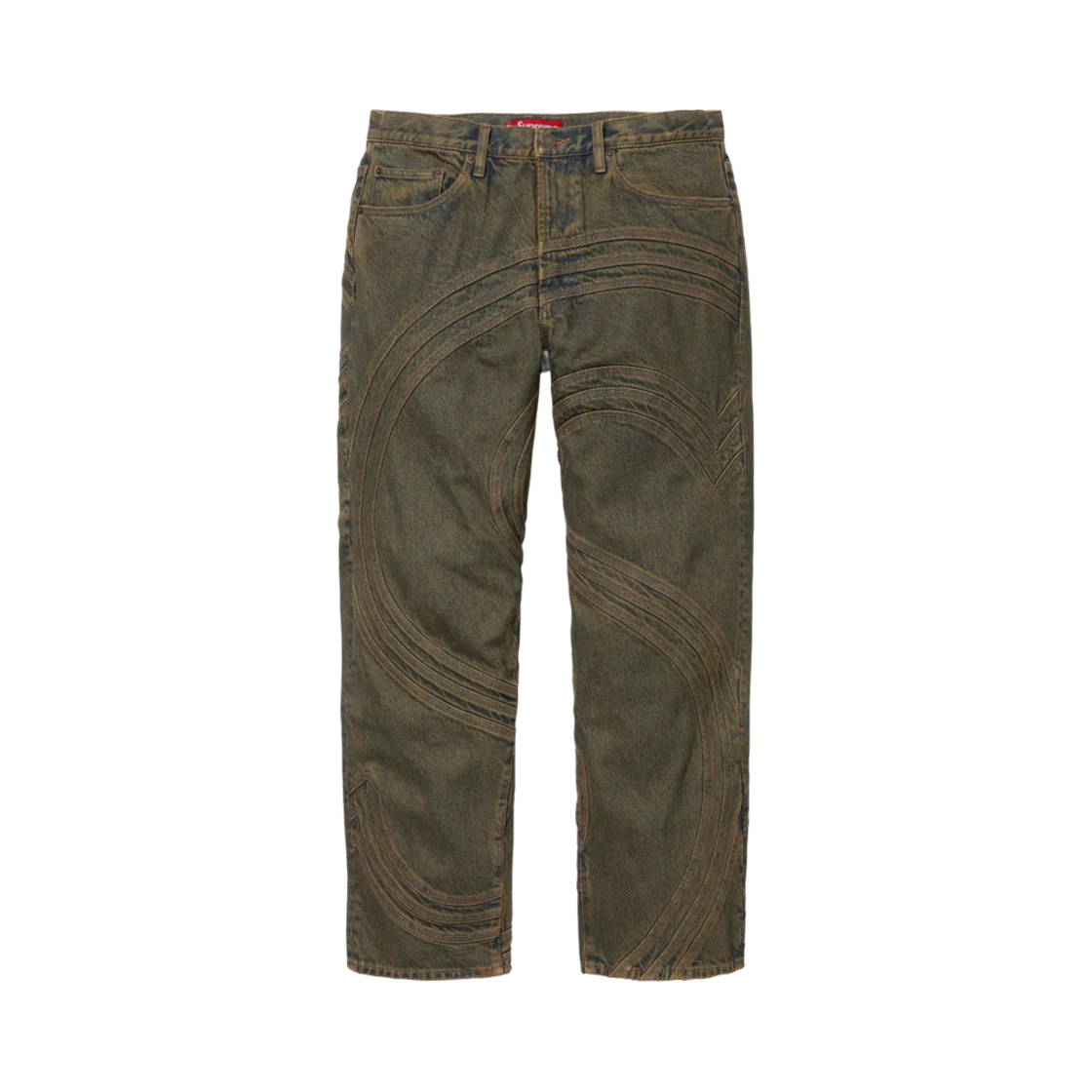 슈프림 S 로고 루즈 핏 진 더티 - 24SS(Supreme S Logo Loose Fit Jean Dirty - 24SS)