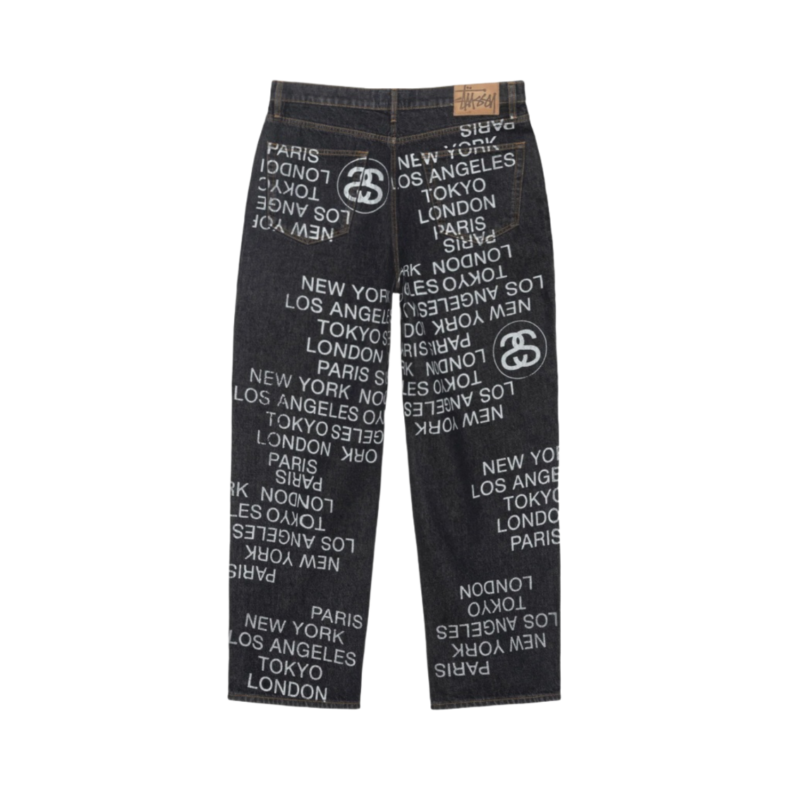 스투시 빅 올 진 시티 링크 데님 워시드 블랙(Stussy Big OL’ Jean City Link Denim Washed Black) - 2