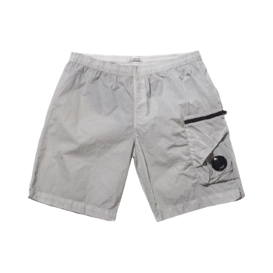 C.P. 컴퍼니 에코 크롬 R 유틸리티 스윔 쇼츠 플린트 그레이 - 23SS(C.P. Company Eco-Chrome R Utility Swim Shorts Flint Grey - 23SS)