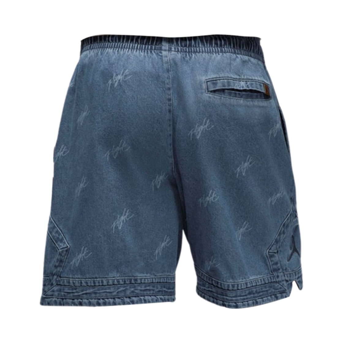 조던 에어 데님 AOP 쇼츠 블루 그레이 - 아시아(Jordan Air Denim AOP Shorts Blue Grey - Asia) - 2