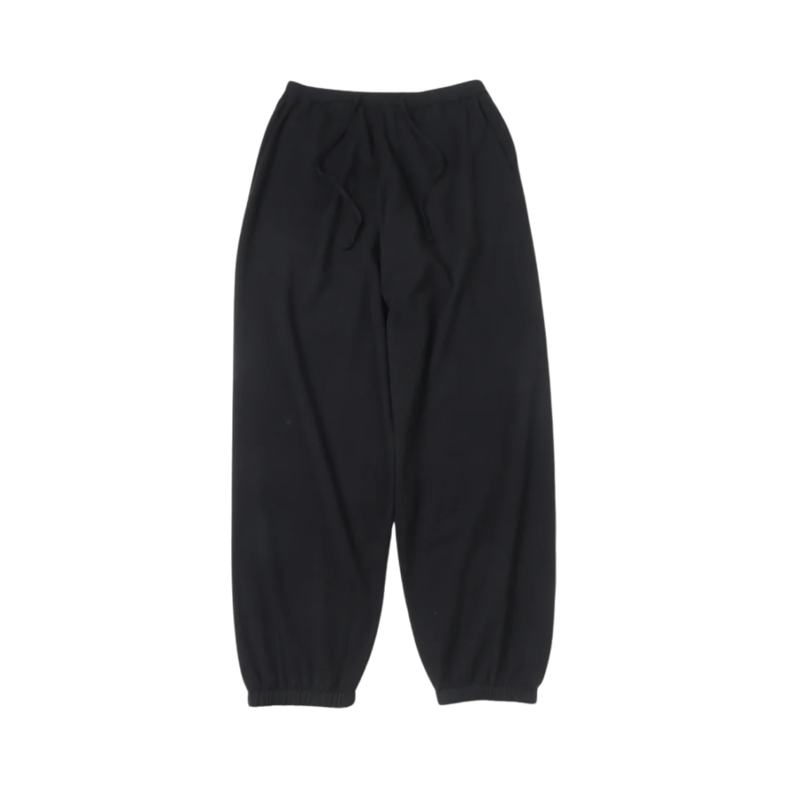 코모리 울 니트 팬츠 블랙 - 24AW(Comoli Wool Knit Pants Black - 24AW)