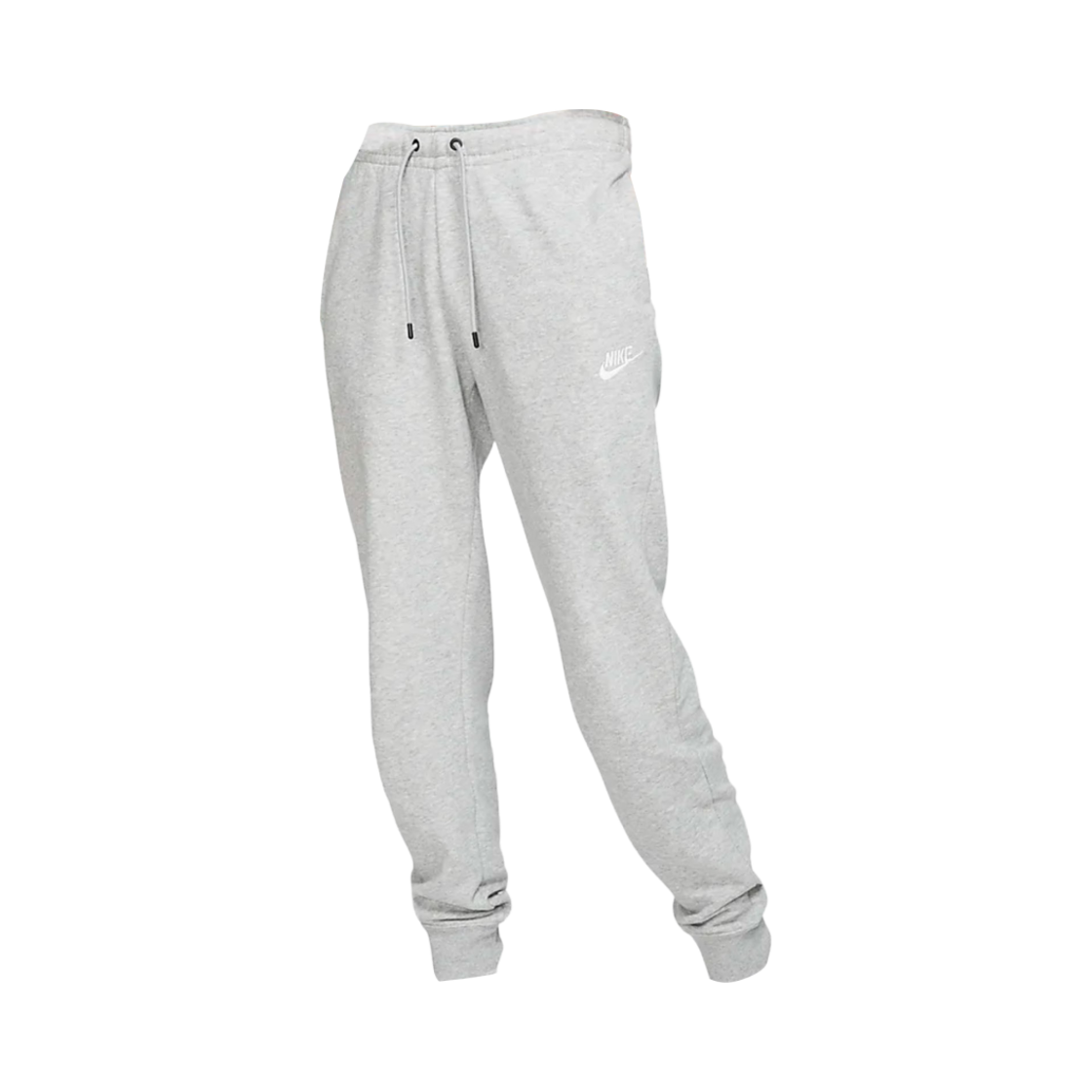 (W) 나이키 NSW 에센셜 플리스 팬츠 다크 그레이 헤더 - 아시아((W) Nike NSW Essential Fleece Pants Dark Grey Heather - Asia) - 1