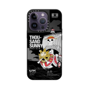 Casetify x One Piece iPhone Thousand Sunny Ship MagSafe Mirror Case Black