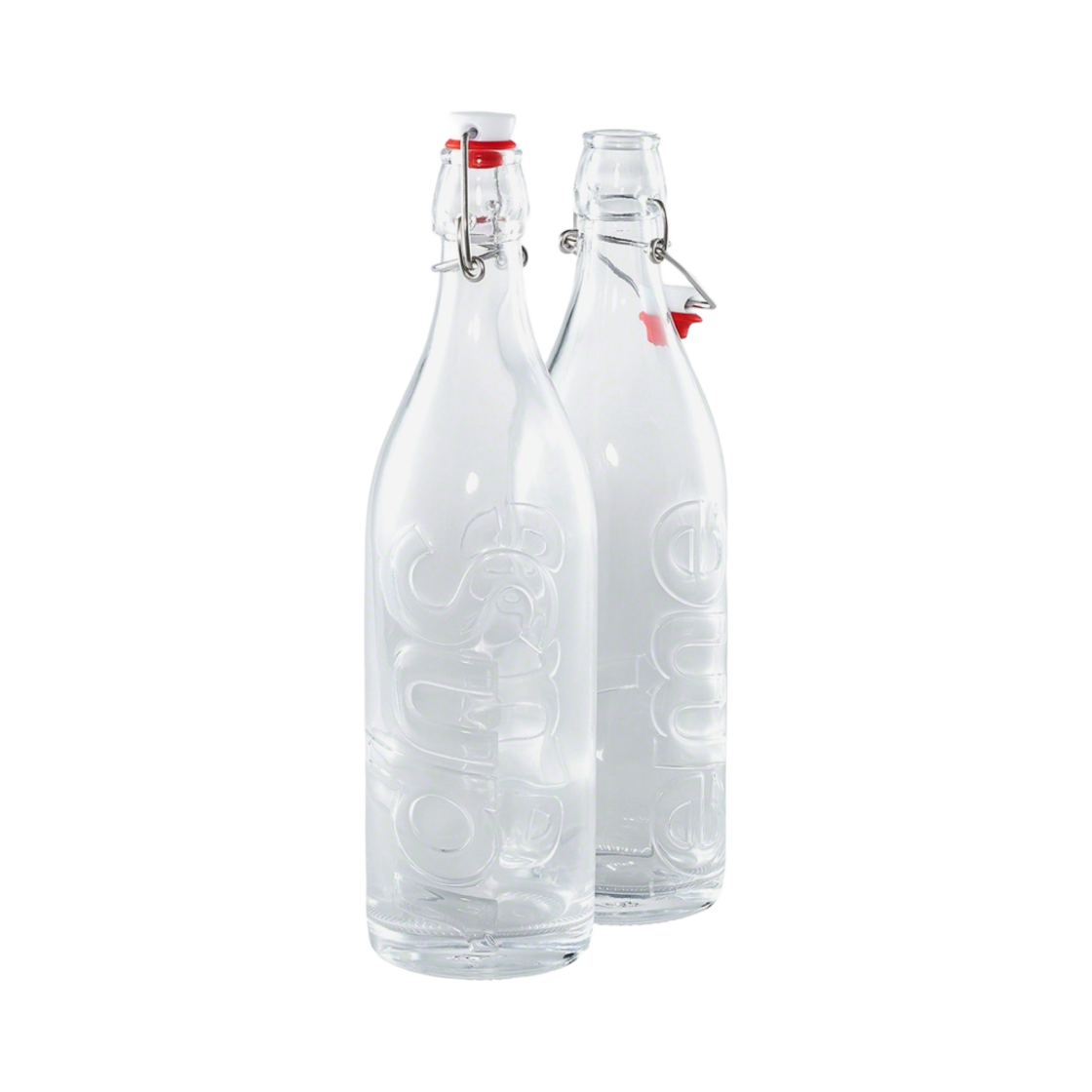 - Supreme Swing Top 1.0L Bottle Clear (Set of 2)