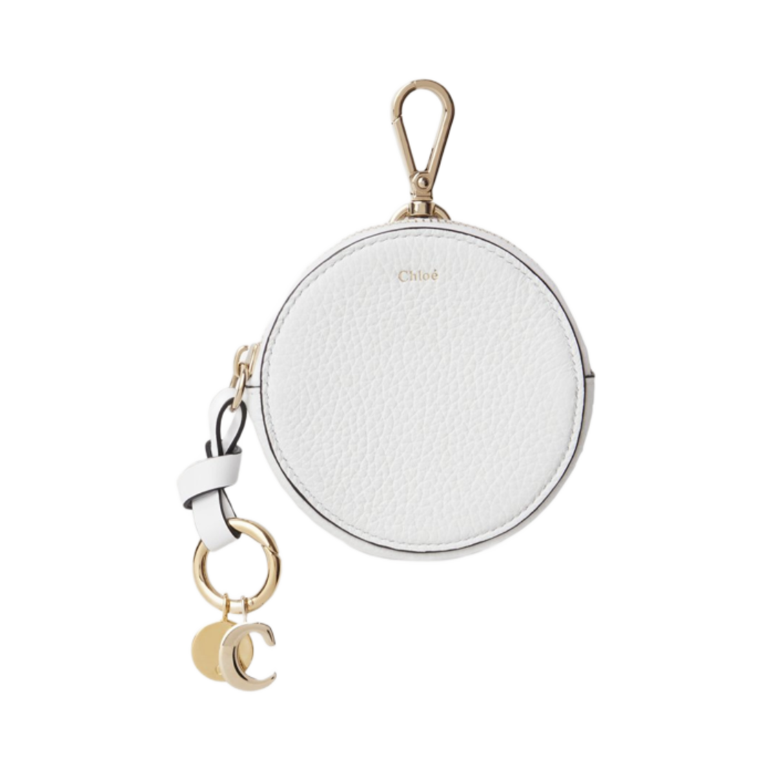 끌로에 알파벳 스몰 라운드 퍼스 크리스탈 화이트(Chloe Alphabet Small Round Purse Crystal White) - 1