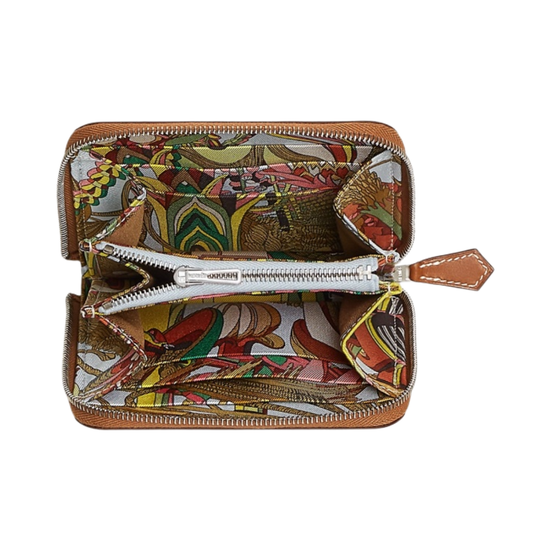 에르메스 실크인 컴팩트 지갑 앱송 & 골드 블루 브룸 로즈 아잘레(Hermes Silk'In Compact Wallet Epsom & Gold Bleu Brume Rose Azalee) - 2