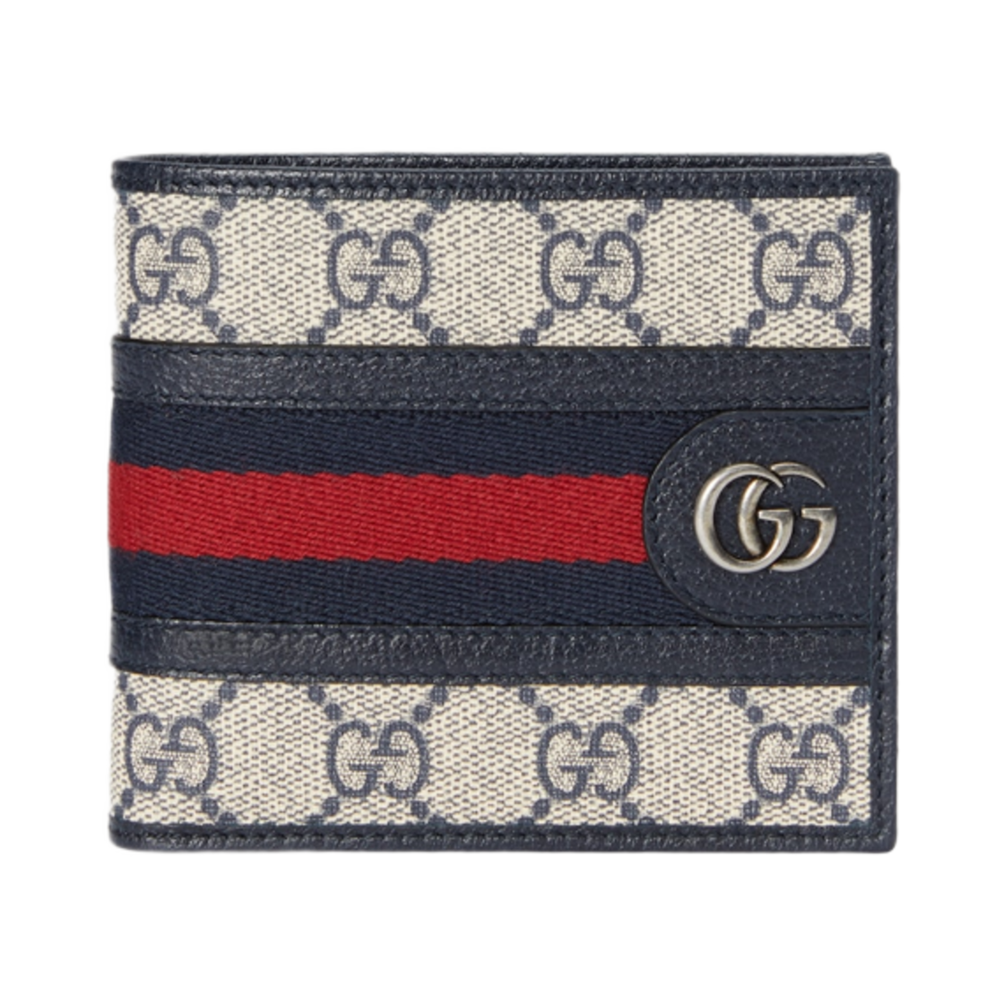 구찌 오피디아 GG 코인 지갑 베이지 블루 슈프림(Gucci Ophidia GG Coin Wallet Beige Blue Supreme) - 1