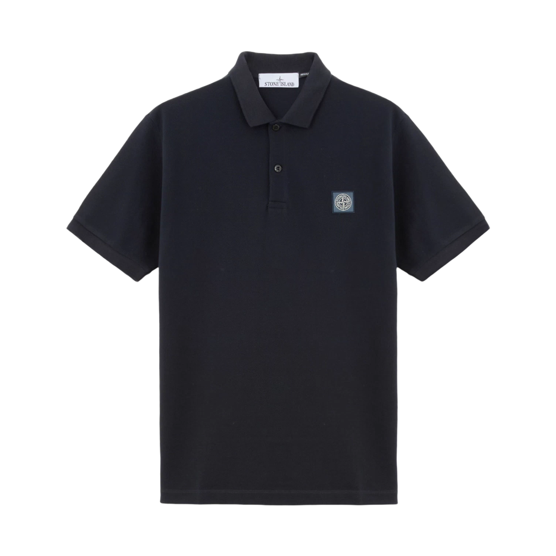 스톤 아일랜드 2200009 50/2 오가닉 코튼 피케 레귤러 핏 숏슬리브 폴로 셔츠 컴퍼스 패치 네이비 블루 - 25FW(Stone Island 2200009 50/2 Organic Cotton Pique Regular Fit Short-Sleeve Polo Shirt with Compass Patch Navy Blue - 25FW)