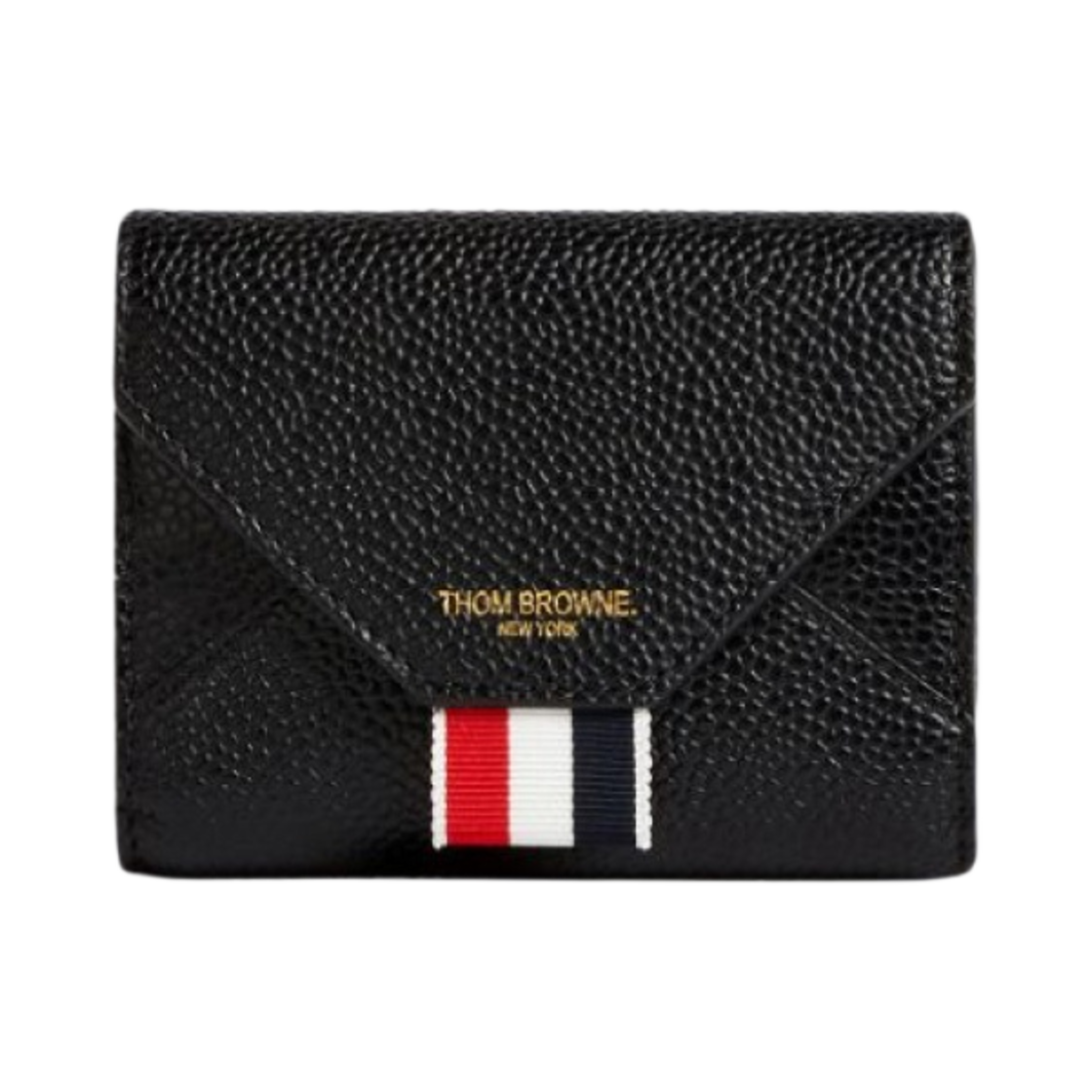 FAW063A-00198-001 Thom Browne Envelope Card Case Black