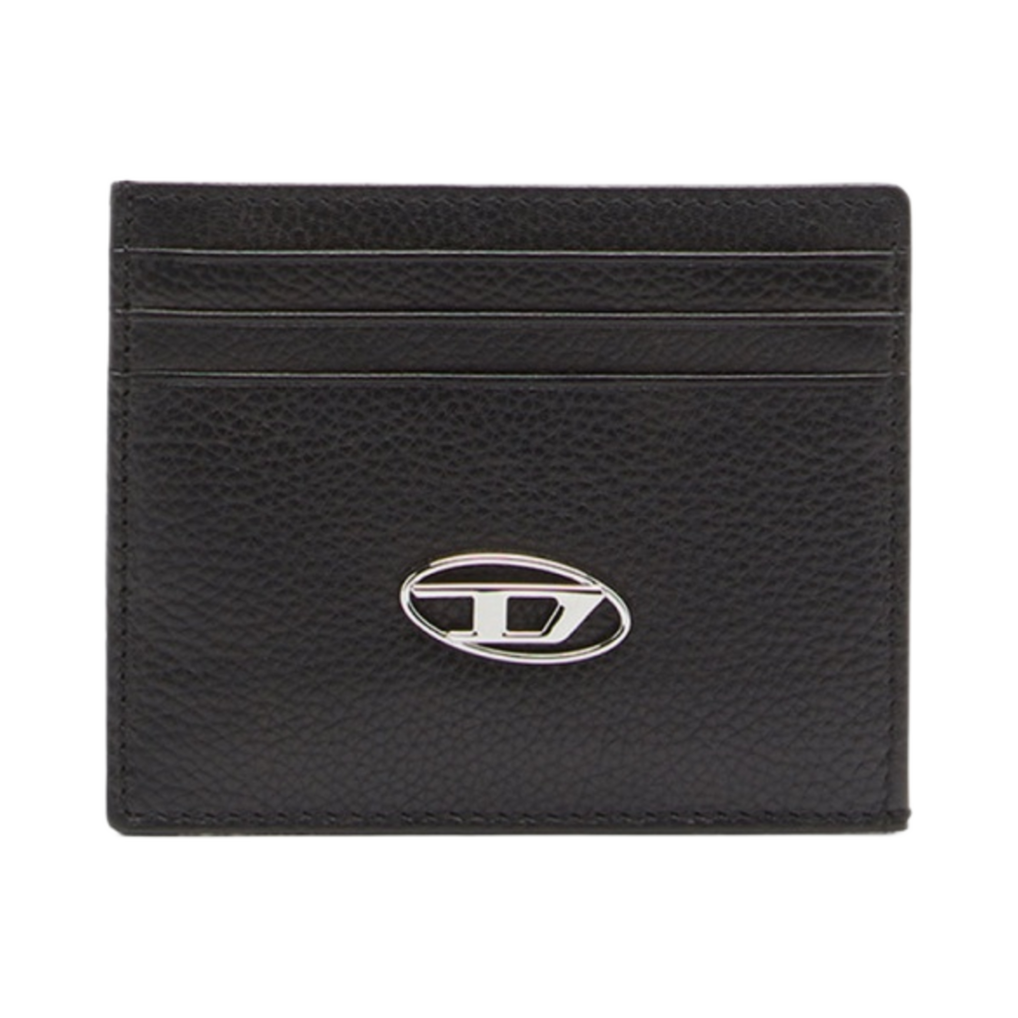 X09018P0685-T8013 Diesel Johnny Card Case Black Silver