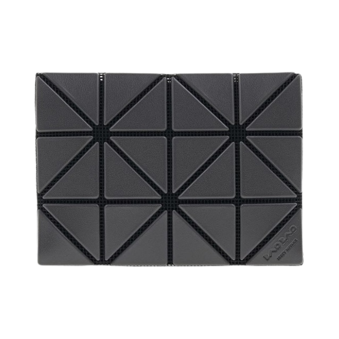 AG701-14 Bao Bao Issey Miyake Card Case Charcoal Grey