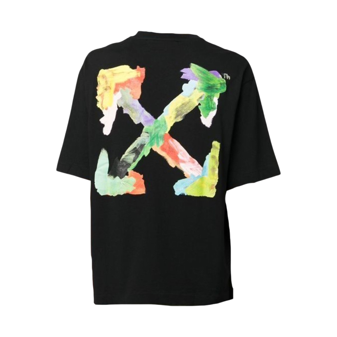 오프화이트 브러쉬 애로우 슬림 숏슬리브 티셔츠 블랙 멀티컬러(Off-White Brush Arrow Slim S/S T-Shirt Black Multicolor) - 2