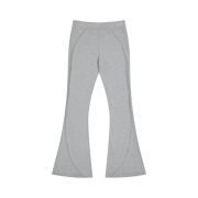 Coyseio Round Pintuck Pants Light Grey