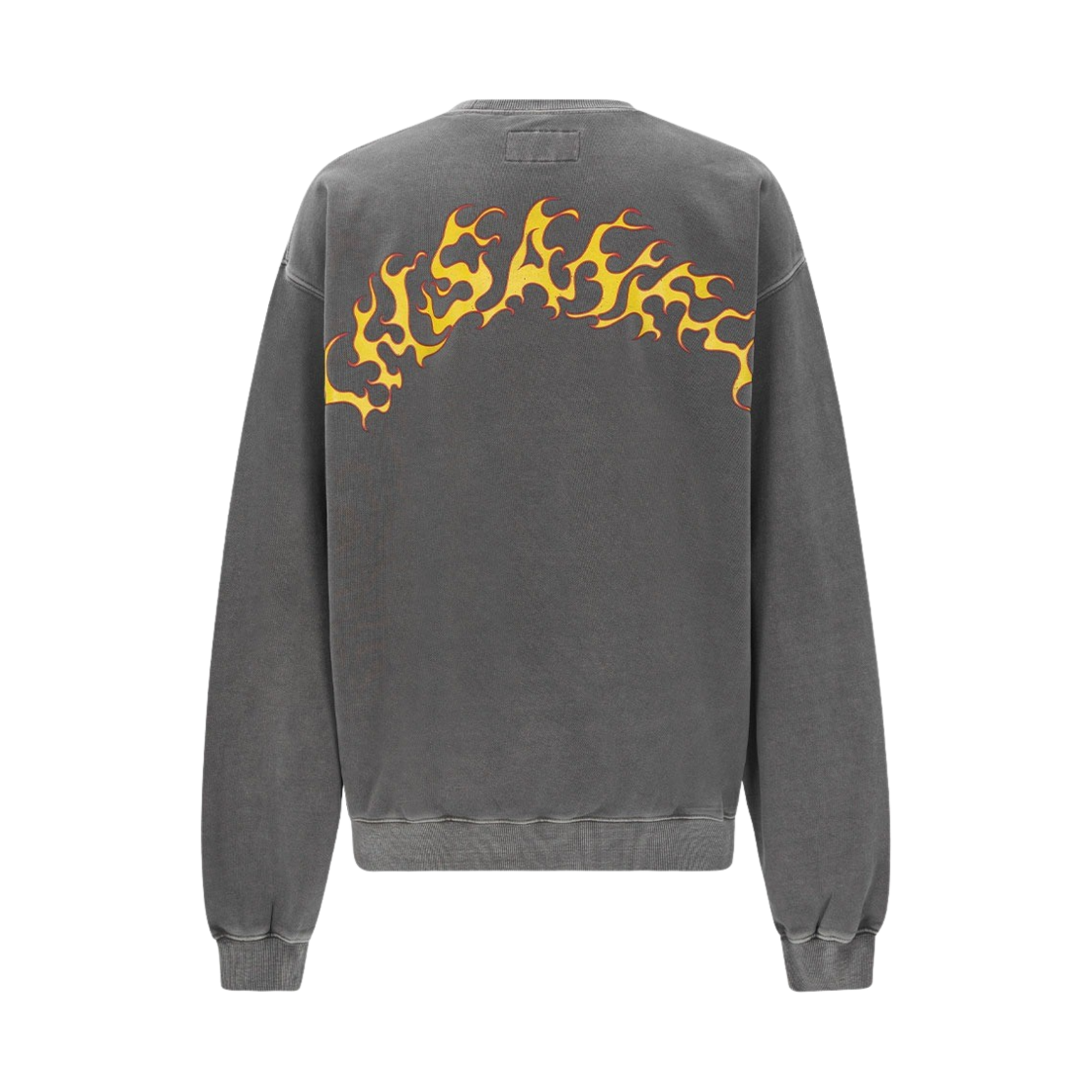 인세인개러지 가먼트 다이 그래픽 스웨트셔츠 차콜