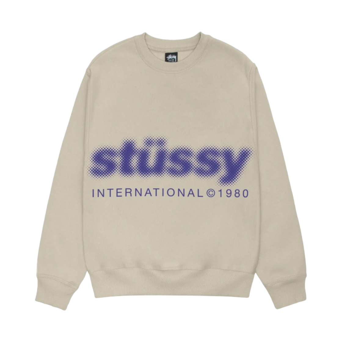 1914972 Stussy Blur Crew Khaki