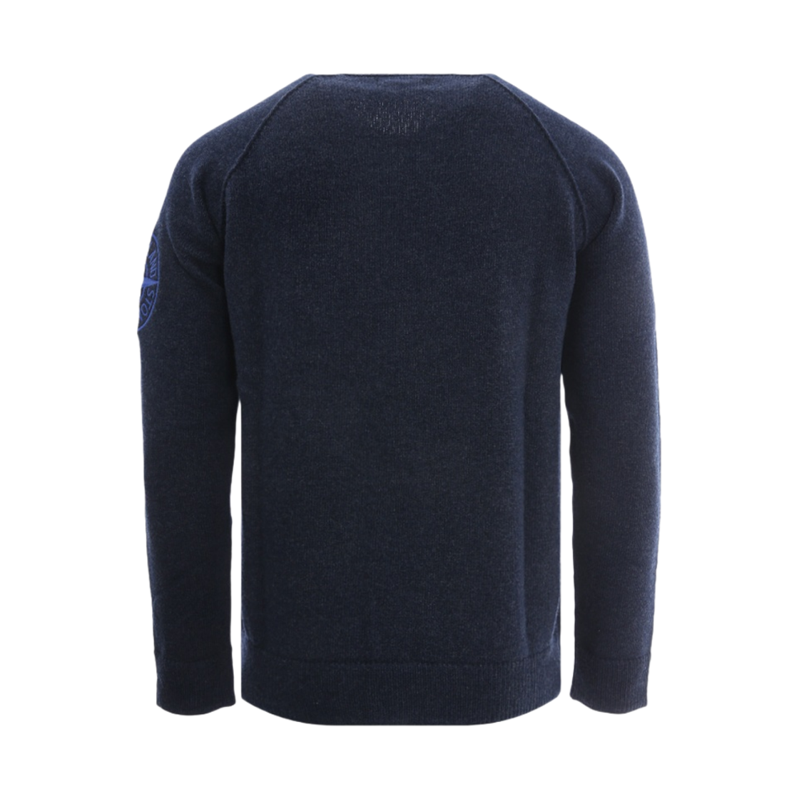 스톤 아일랜드 514B7 질롱 울 자수 크루넥 니트 네이비 블루 - 21FW(Stone Island 514B7 Geelong Wool Embroidery Crewneck Knit Navy Blue - 21FW) - 2