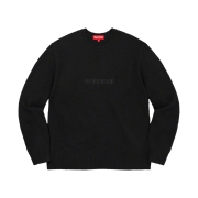Supreme Pilled Sweater Black - 21FW