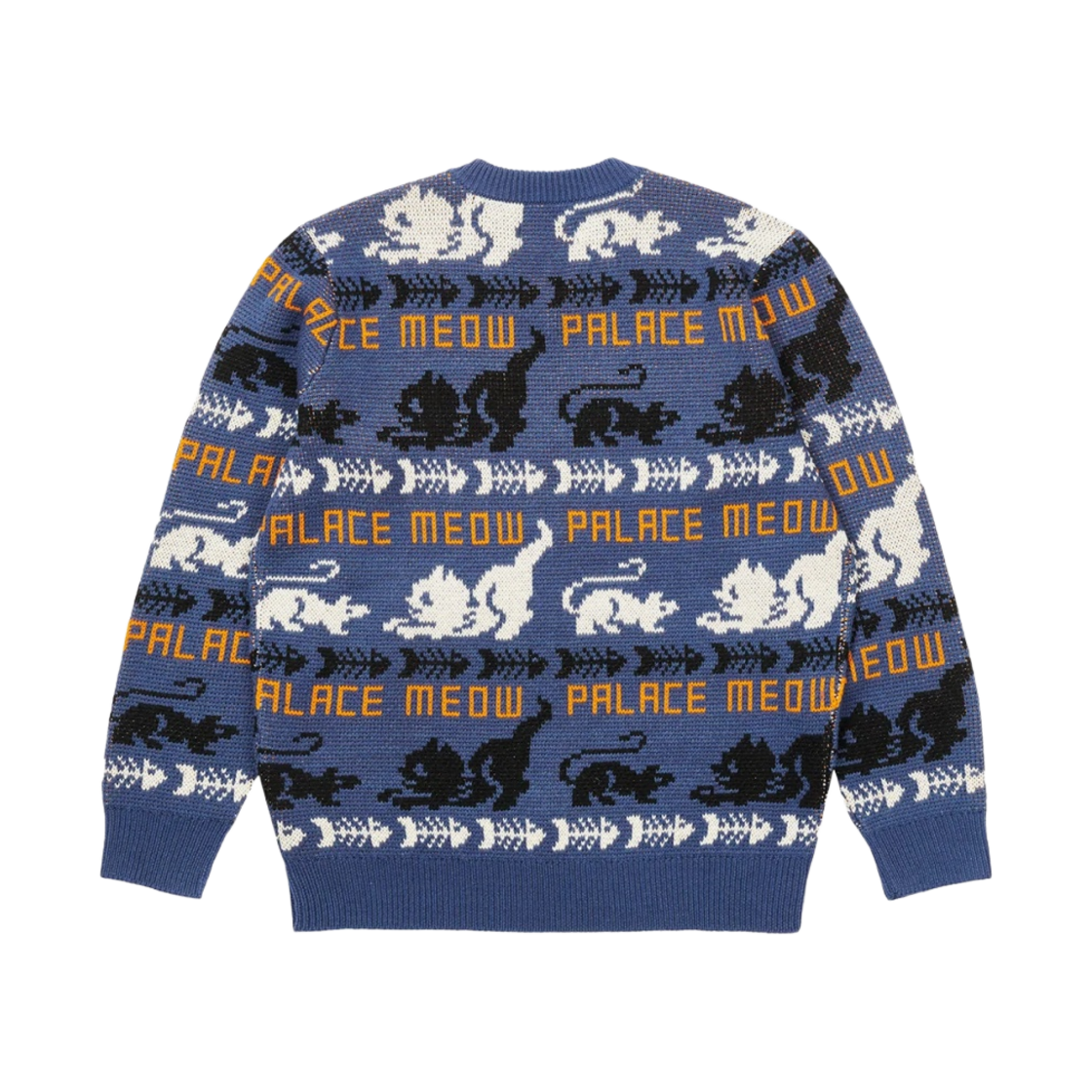 팔라스 미야오 니트 블루 - 22FW(Palace Meow Meow Knit Blue - 22FW) - 2