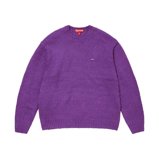 Supreme Boucle Small Box Sweater Purple - 24SS