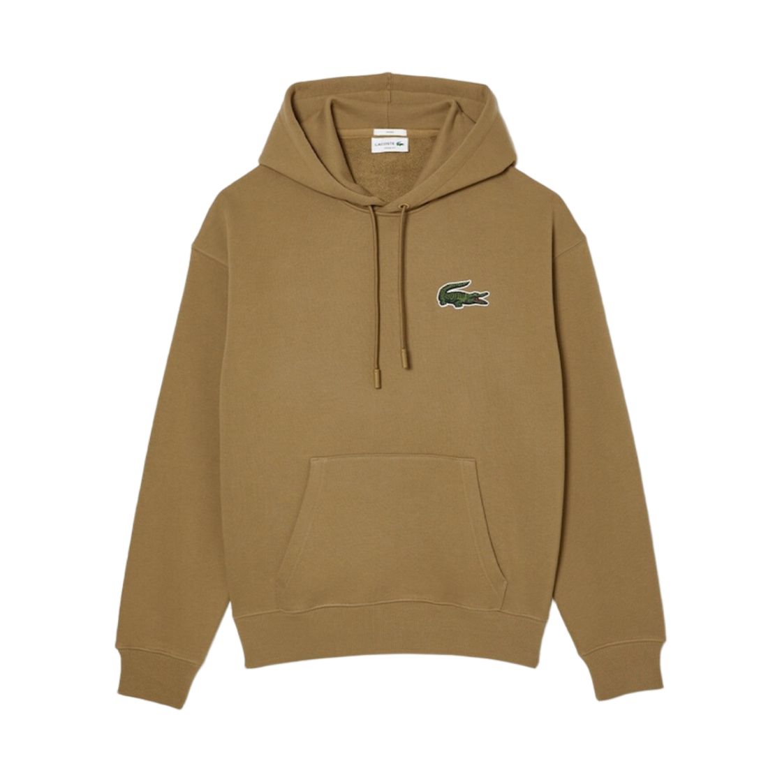 라코스테 80's 빅 크록 매치 후드 스웨트셔츠 브라운(Lacoste 80's Big Croc Match Hoodie Sweatshirt Brown) - 1