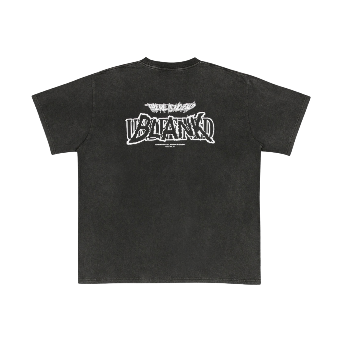 - Farfromwhat Far Blank T-Shirt Washed Black