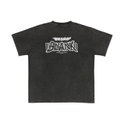 Farfromwhat Far Blank T-Shirt Washed Black