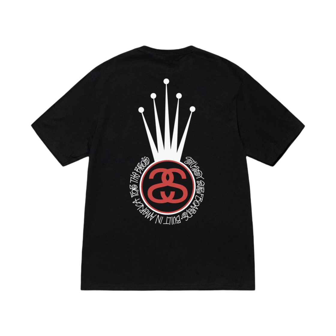 스투시 크라운 링크 티셔츠 블랙 | Stussy | KREAM