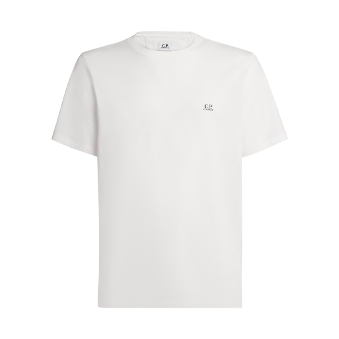 15CMTS046A005100W103 C.P. Company 30/1 Jersey Small Logo T-Shirt Gauze White - 23FW