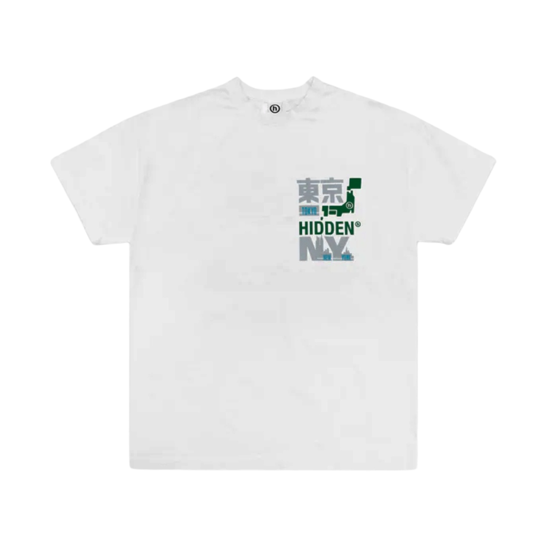 히든 NY x 골드윈 뉴욕 데이 리미티드 티셔츠 화이트(Hidden NY x Goldwin Ny Day Limited T-Shirt White)