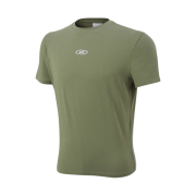 BORN TO WIN Silver B Logo Muscle Fit T-Shirts Khaki