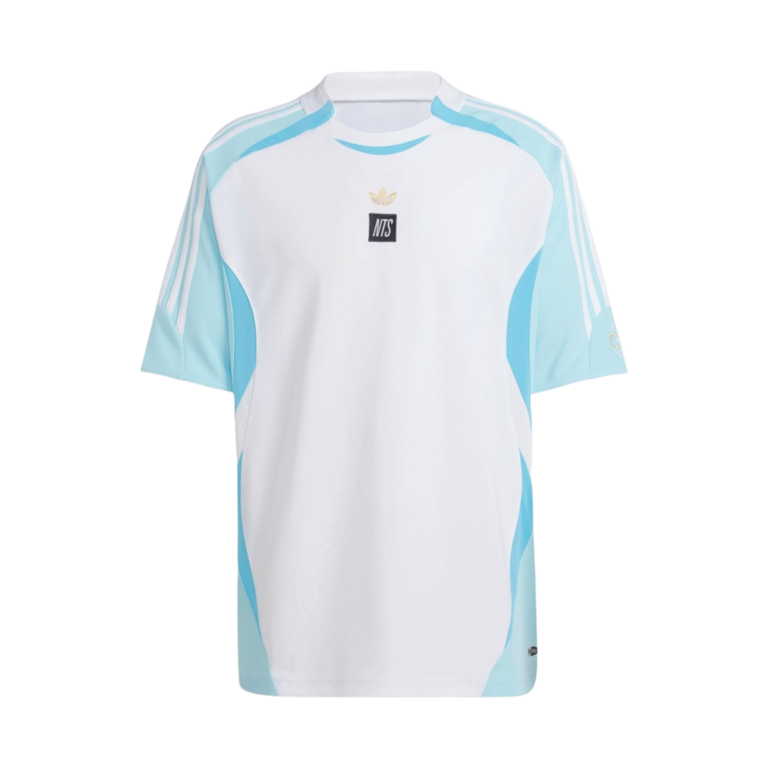 新品S Adidas×NTS RADIO半袖Tシャツ ブルー JI5132 adidas（アディダス