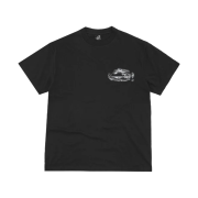 Corteiz Island Stencil T-Shirt New Blank Black