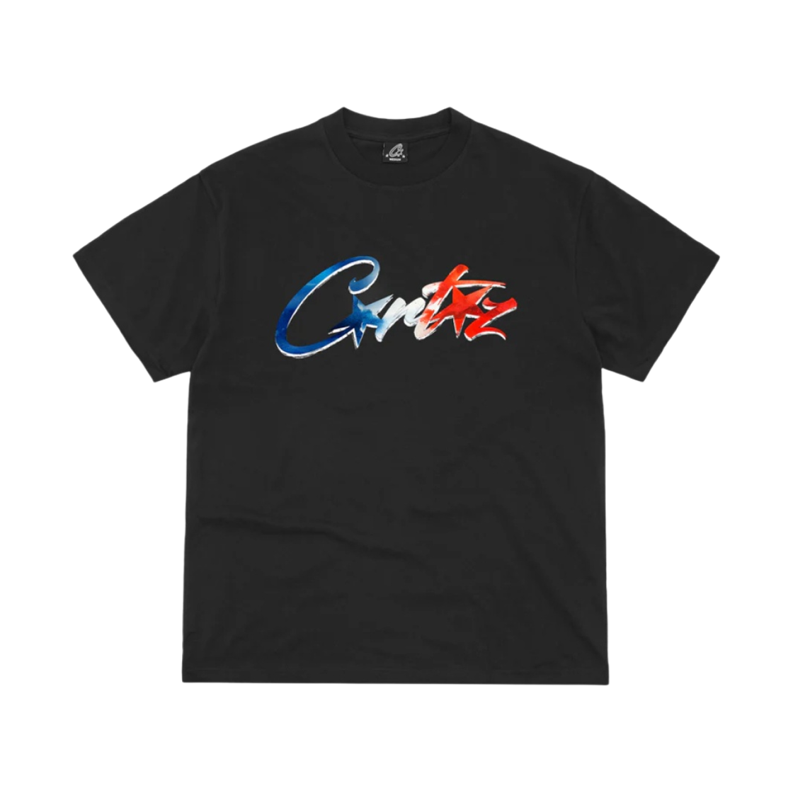 코르테이즈 프랑세이 올스타즈 티셔츠 뉴 블랭크 블랙(Corteiz Francais Allstarz T-Shirt New Blank Black) - 1