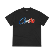 Corteiz Francais Allstarz T-Shirt New Blank Black