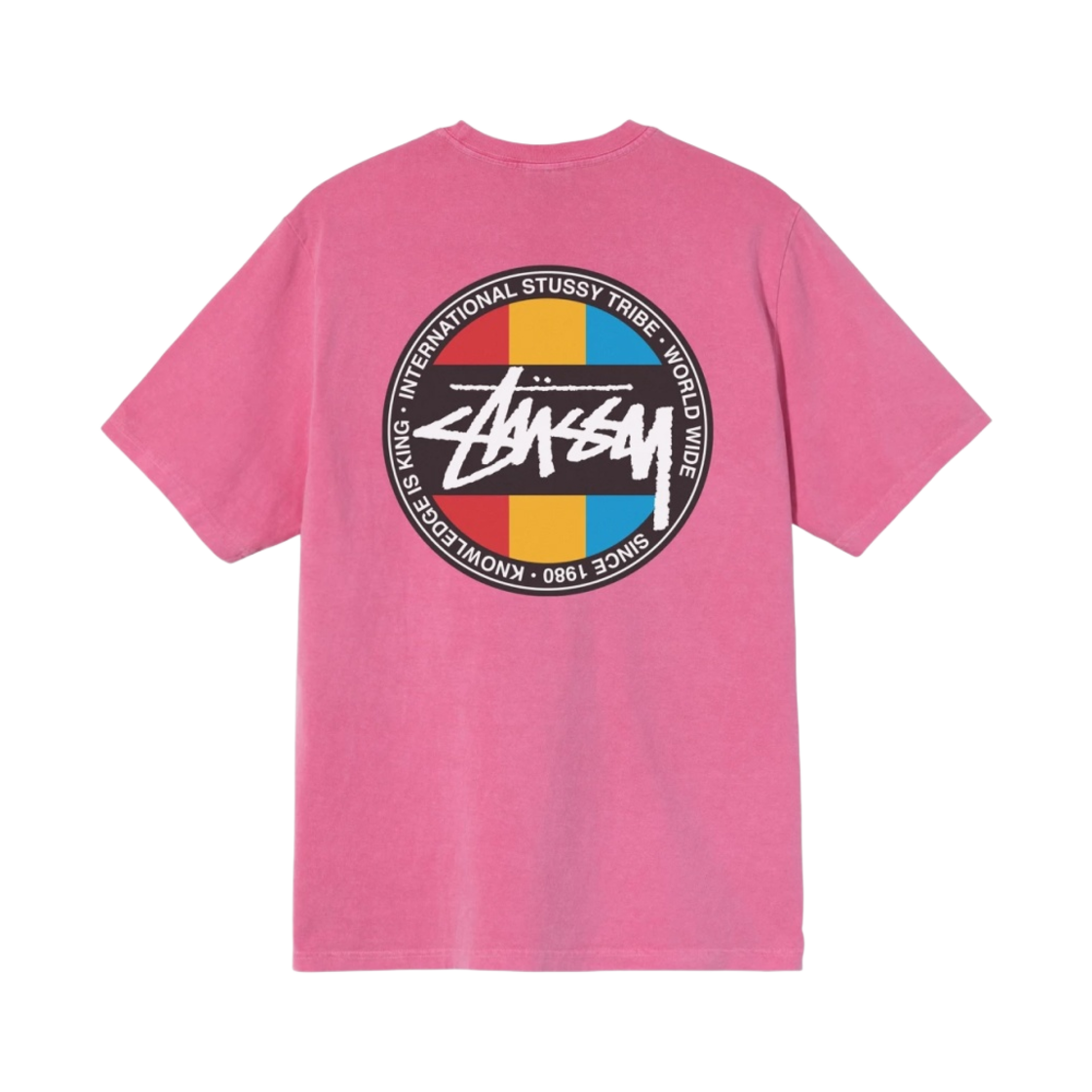 스투시 클래식 닷 피그먼트 다이드 티셔츠 핑크(Stussy Classic Dot Pig. Dyed T-Shirt Pink) - 1