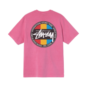 Stussy Classic Dot Pig. Dyed T-Shirt Pink