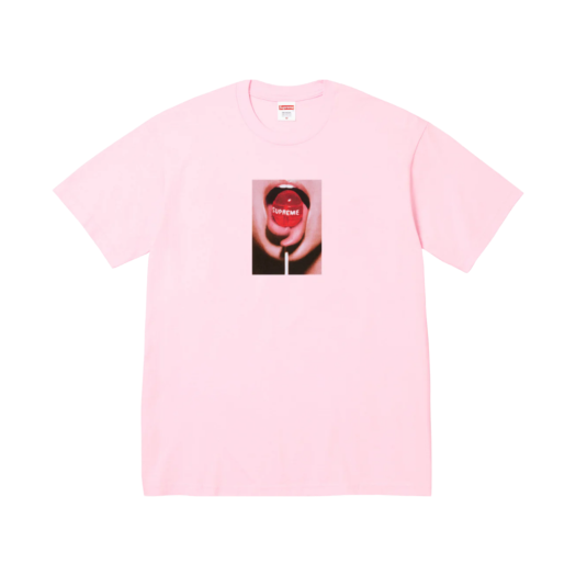 Supreme Lollipop T-Shirt Light Pink - 24FW