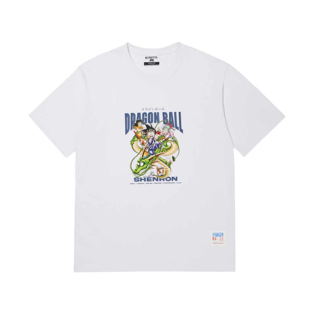 드래곤볼 그래픽 티셔츠 Vol.1 드래곤 화이트(DB Graphic T-shirt VOL.1 Dragon White)