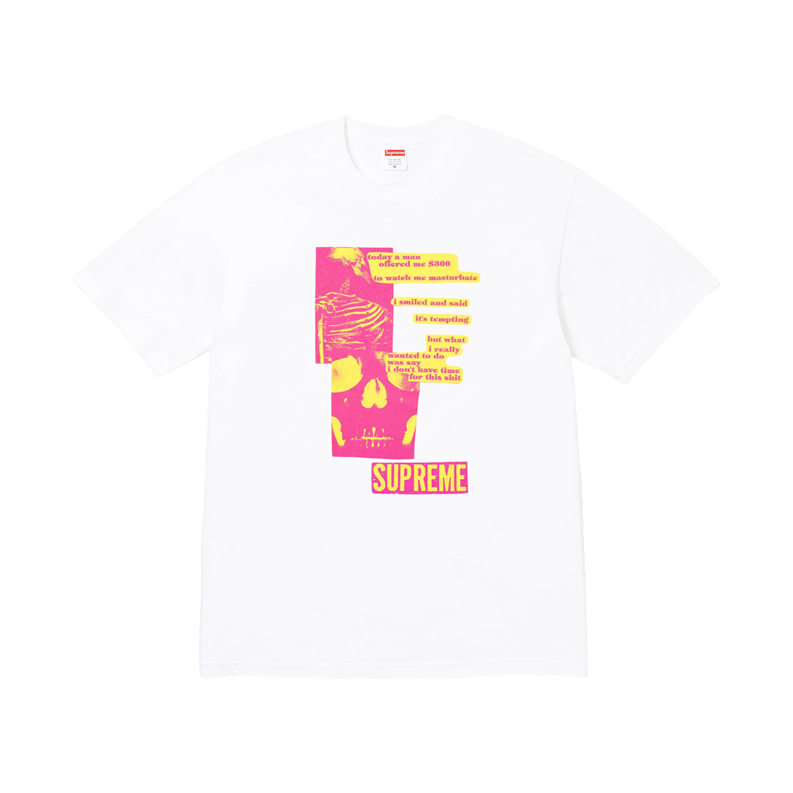 - Supreme Anatomy T-Shirt White - 25SS
