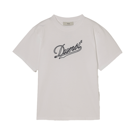 UDTS5B131OW_M_ Dunst Unisex Chain Logo T-Shirt Off White