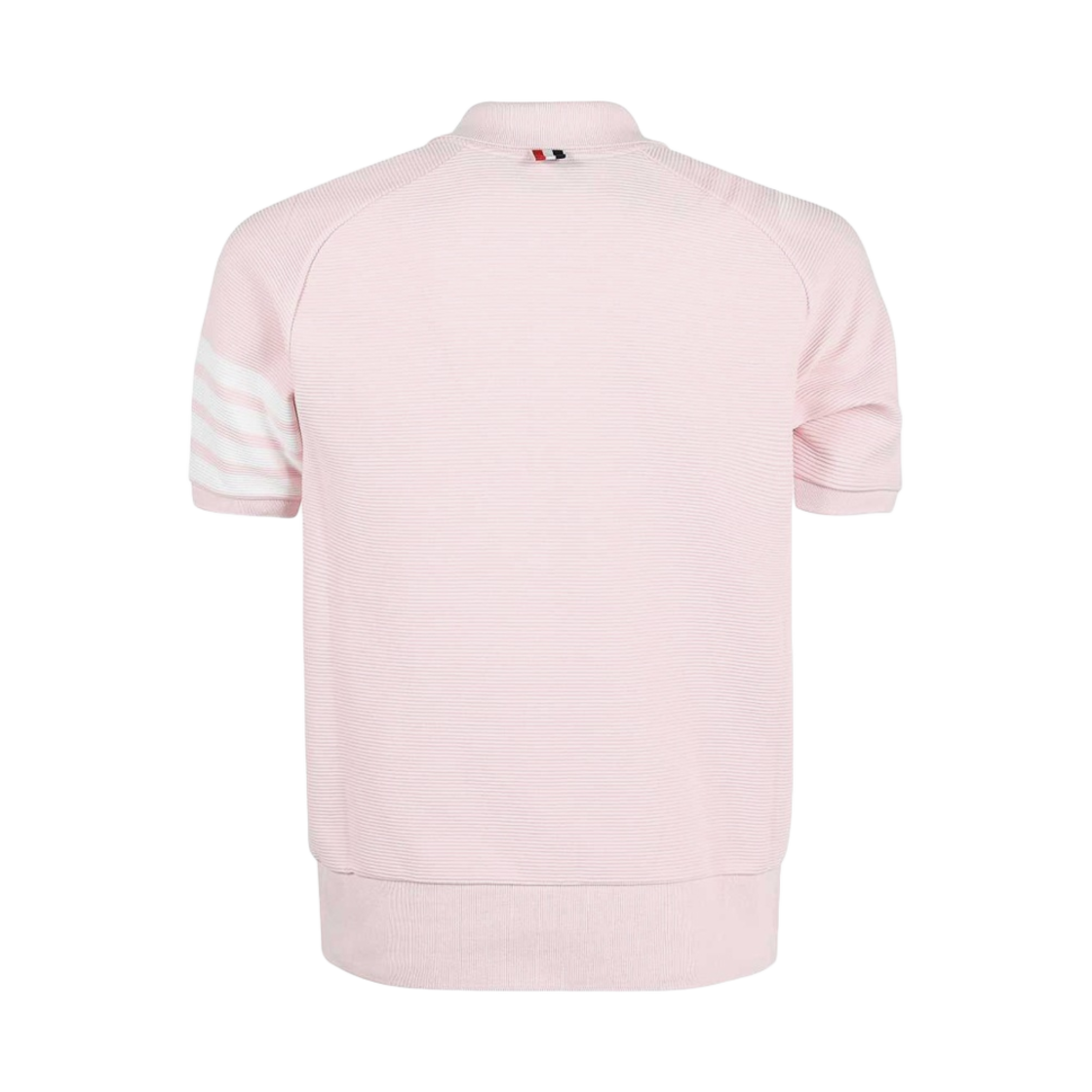 톰브라운 코튼 오토만 립 사선 폴로 라이트 핑크(Thom Browne Cotton Ottoman Rib 4-Bar Polo Light Pink) - 2