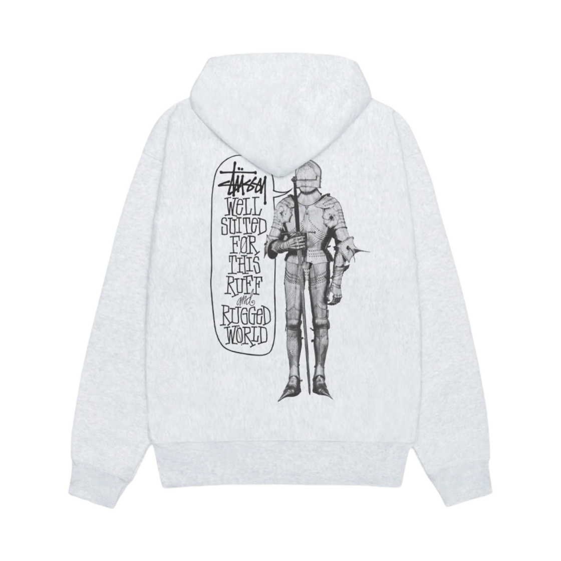 1975081 Stussy Well Suited Zip Hoodie Ash Heather