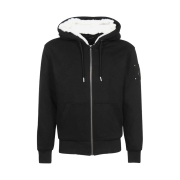 Moose Knuckles Classic Bunny 2 White Lining Zip Hoodie Black - 21FW